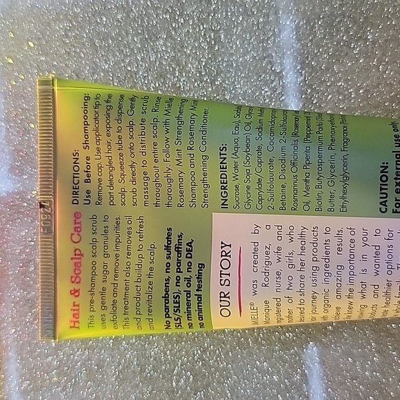2 FOR $20. Mielle Organics Rosemary Mint Clarifying Sugar Scalp Scrub - Picture 3 of 6